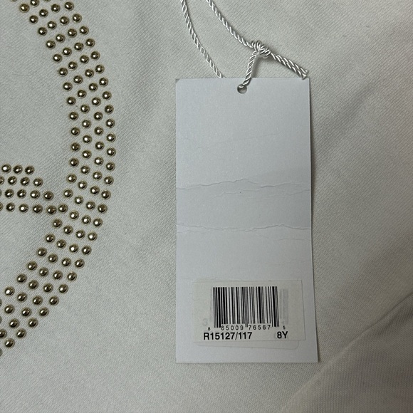 NWT Michael Kors Kids 100% cotton White T-Shirt - Picture 5 of 8